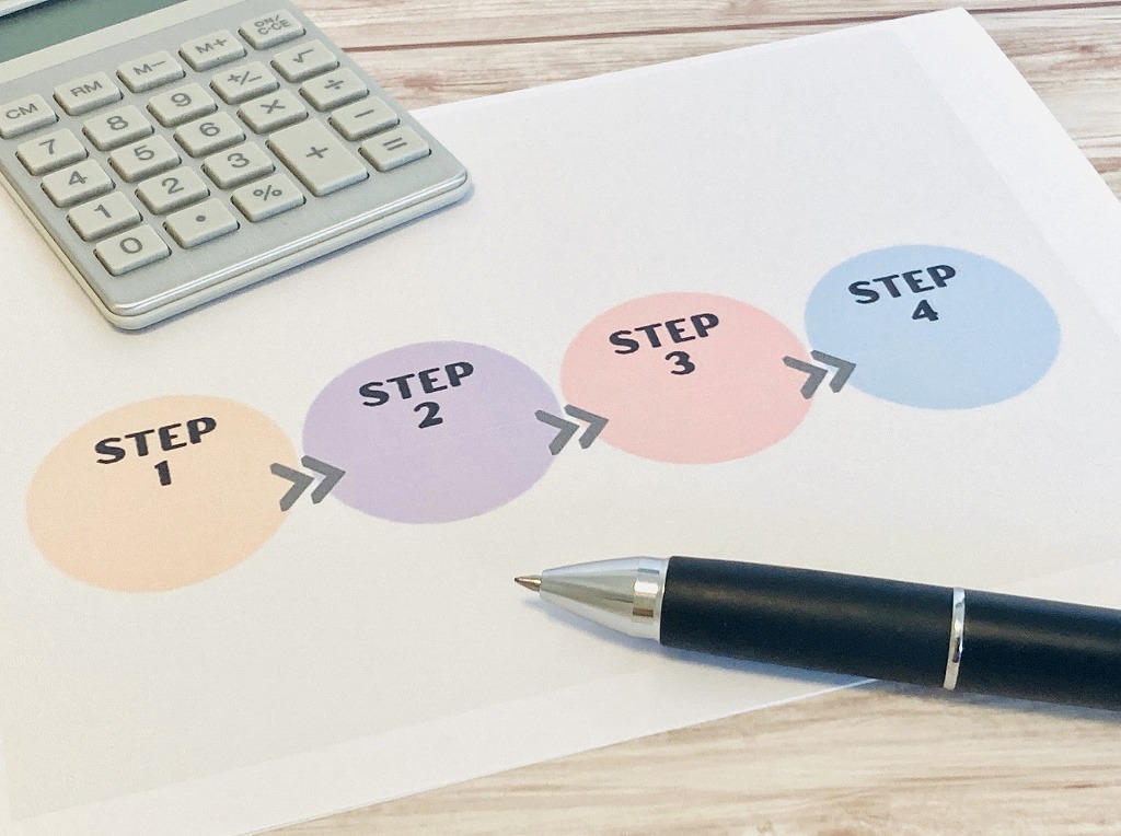 申請のステップ